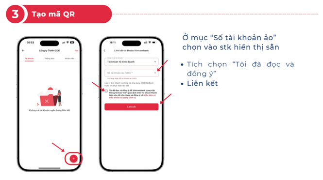 Hướng dẫn liên kết loa với tài khoản HKD/DN VCB - Hình 10