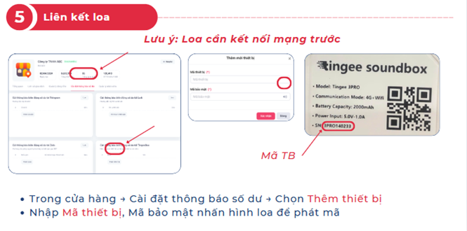 Hướng dẫn liên kết loa với tài khoản HKD/DN VCB - Hình 6