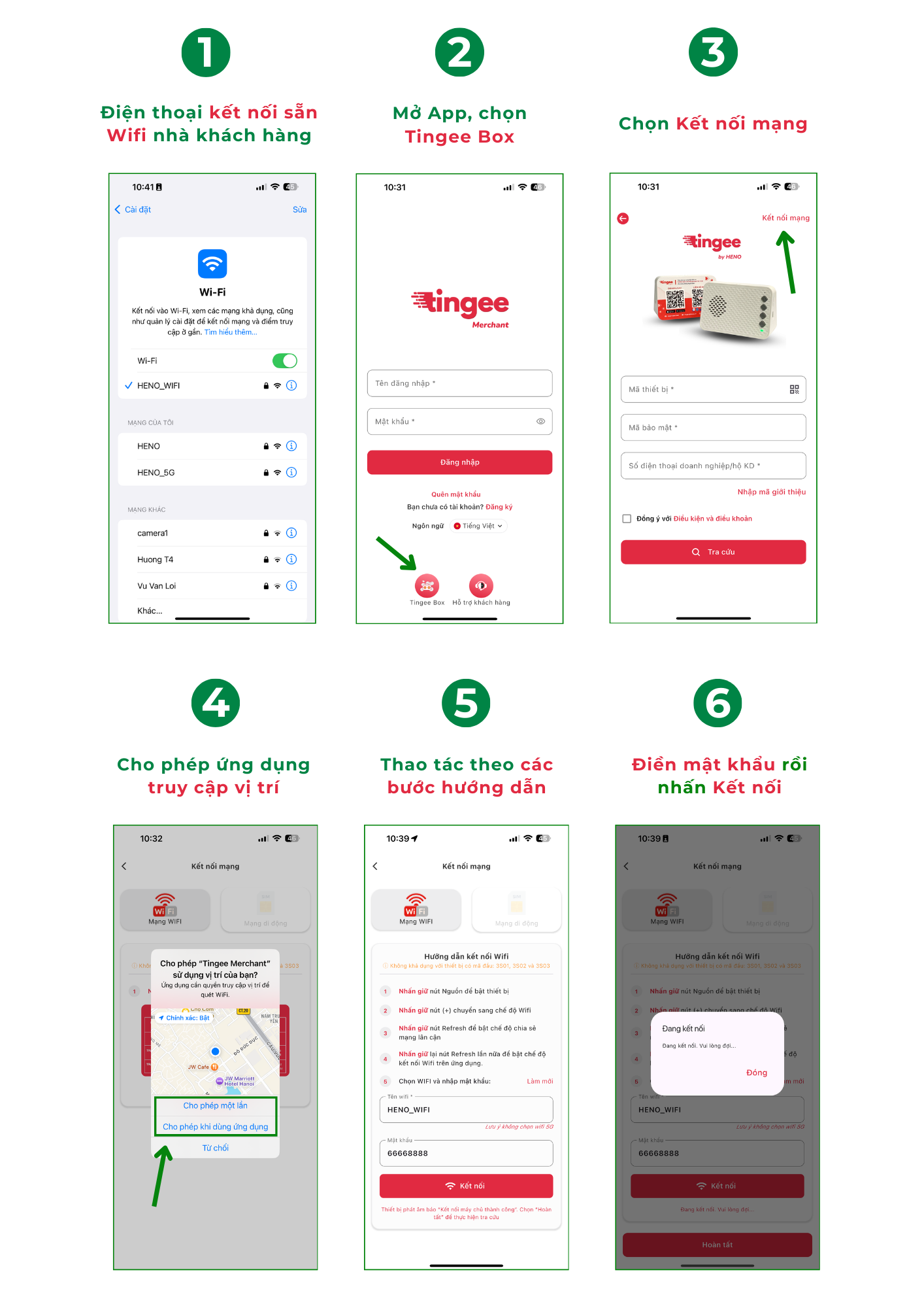 Hướng dẫn kết nối Wifi - Phương án 2